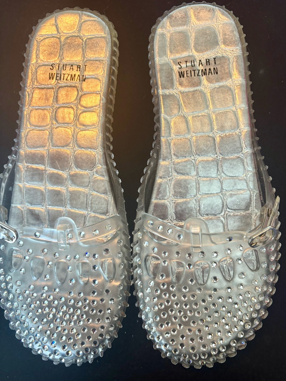 Stuart Whitman Diamondlil classic jelly ballet flat Sz 6